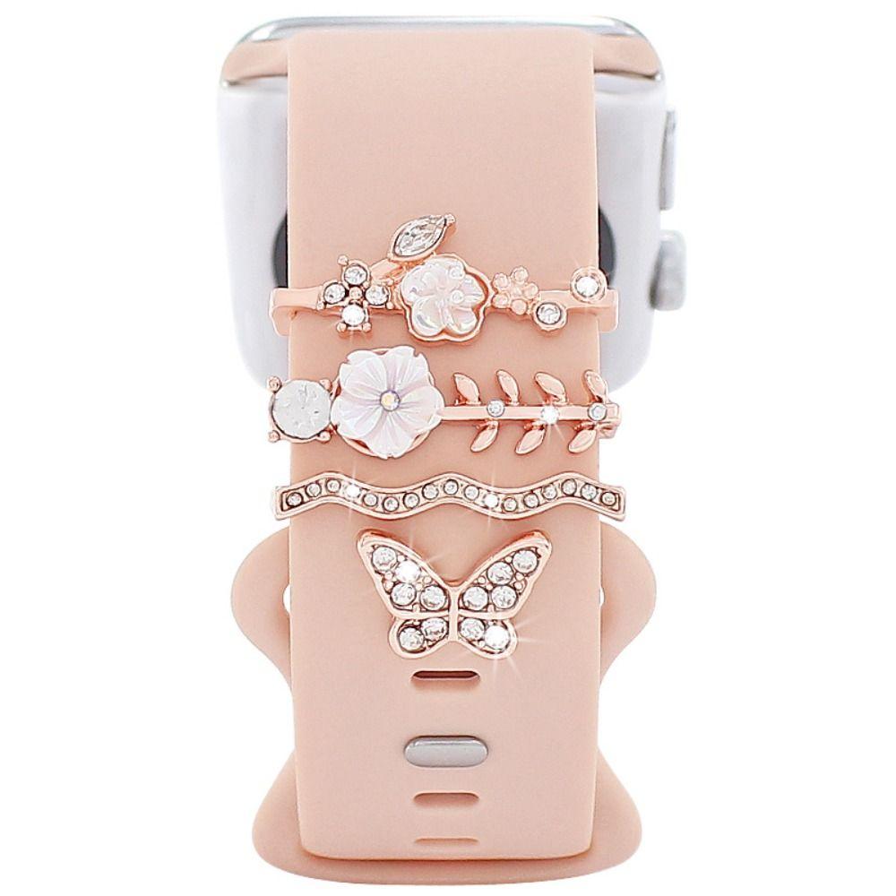 Diamond Bracelet Decoration Jewelry Ornament Strap Decorative Ring for Apple Watch Band Watch Band