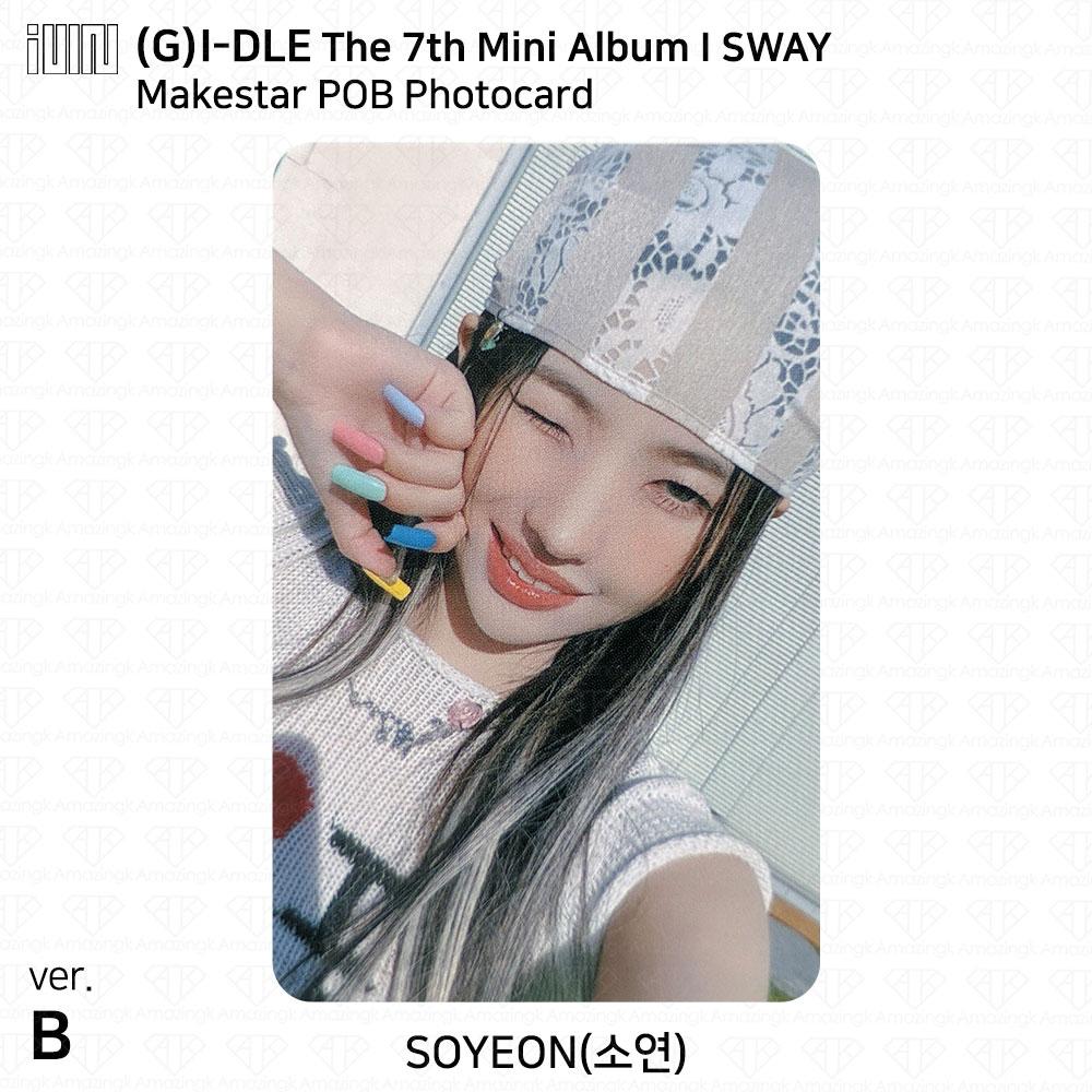 (G)I-DLE G-IDLE 7-й мини-альбом I SWAY POB Фотокарта SW Withmuu KPOP