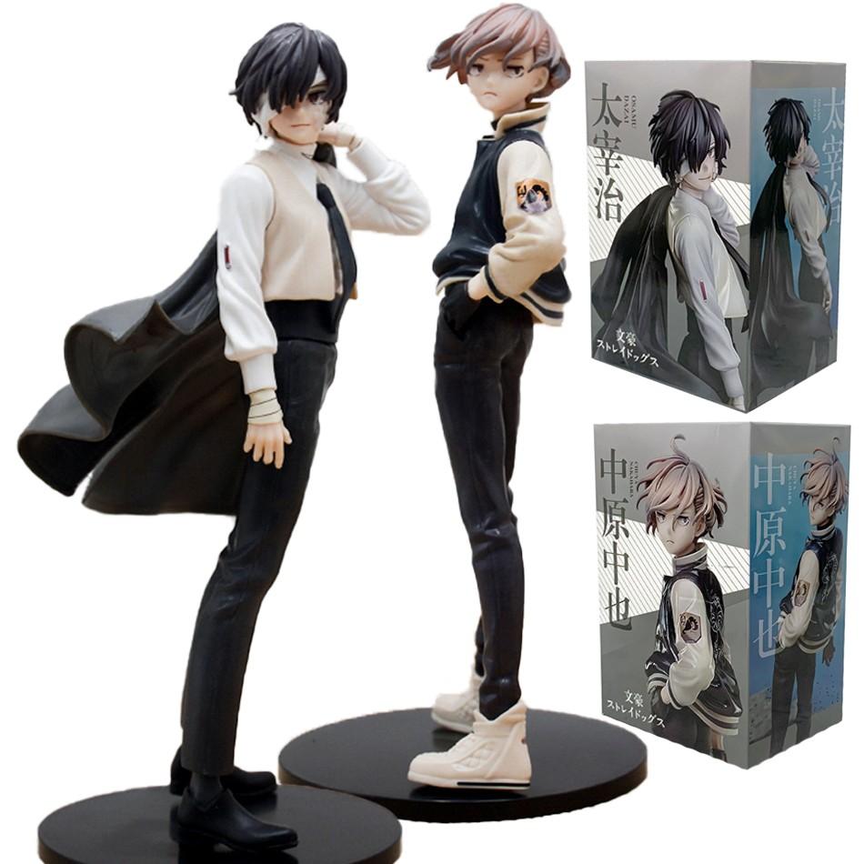 22см бродячие псы манга аниме фигурка юность дазай осаму фигурка нахара чуя статуэтка пвх коллекционная модель кукла игрушки