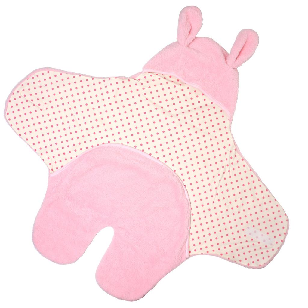 Swaddling Cloth Afghan with Rabbit Rabbit Feet Transformed Afghan Swaddling Cloth Afghan Blanket Sleeper [Animal Feet] [Kigurumi Coverall] [Kigurumi]