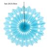 Booth Festival Party Round Birthday Honeycomb Pinwheels Flower Paper Cut-Out Tissue Paper Fans