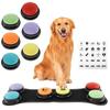 4/6 шт. кнопок для общения с собаками с нескользящим ковриком, кнопка записи голоса для дрессировки домашних животных, зуммер, воспроизведение 30-секундной записи