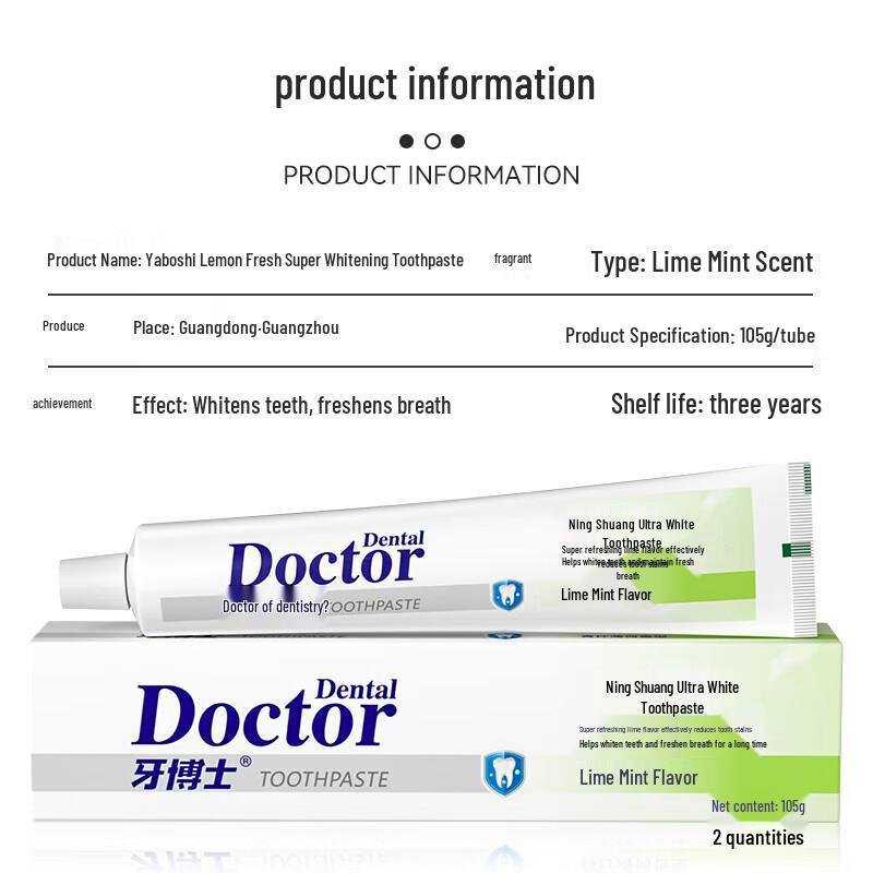 Dr. Dental Whitening Toothpaste Bundle