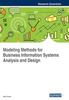 The Modeling Methods for Business Information Systems Analysis and Design Book
