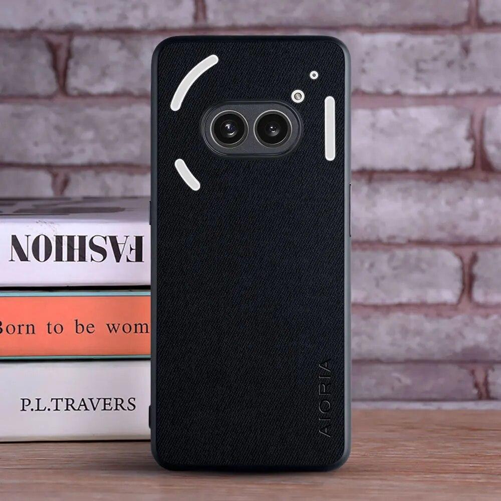 Чехол для телефона Nothing 2A, чехол из роскошного текстиля, кожи, мягкий ТПУ, жесткий чехол для телефона, чехол для телефона 2a, чехол
