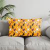 Домашний Декор Подушка с Принтом Осеннего Кленового Листа Подходит Для Дивана Спальни Автомобиля Наволочка Подушка Прямоугольная Подушка для Спины