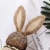 32cm Easter Rabbit Props Home Living Room Decoration Ornaments Simulation Rabbit Easter Grass Fur Rabbit