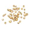 Copper Polygonal Cut Loose Bead Partition For DIY Jewelry Making Craft Accessories