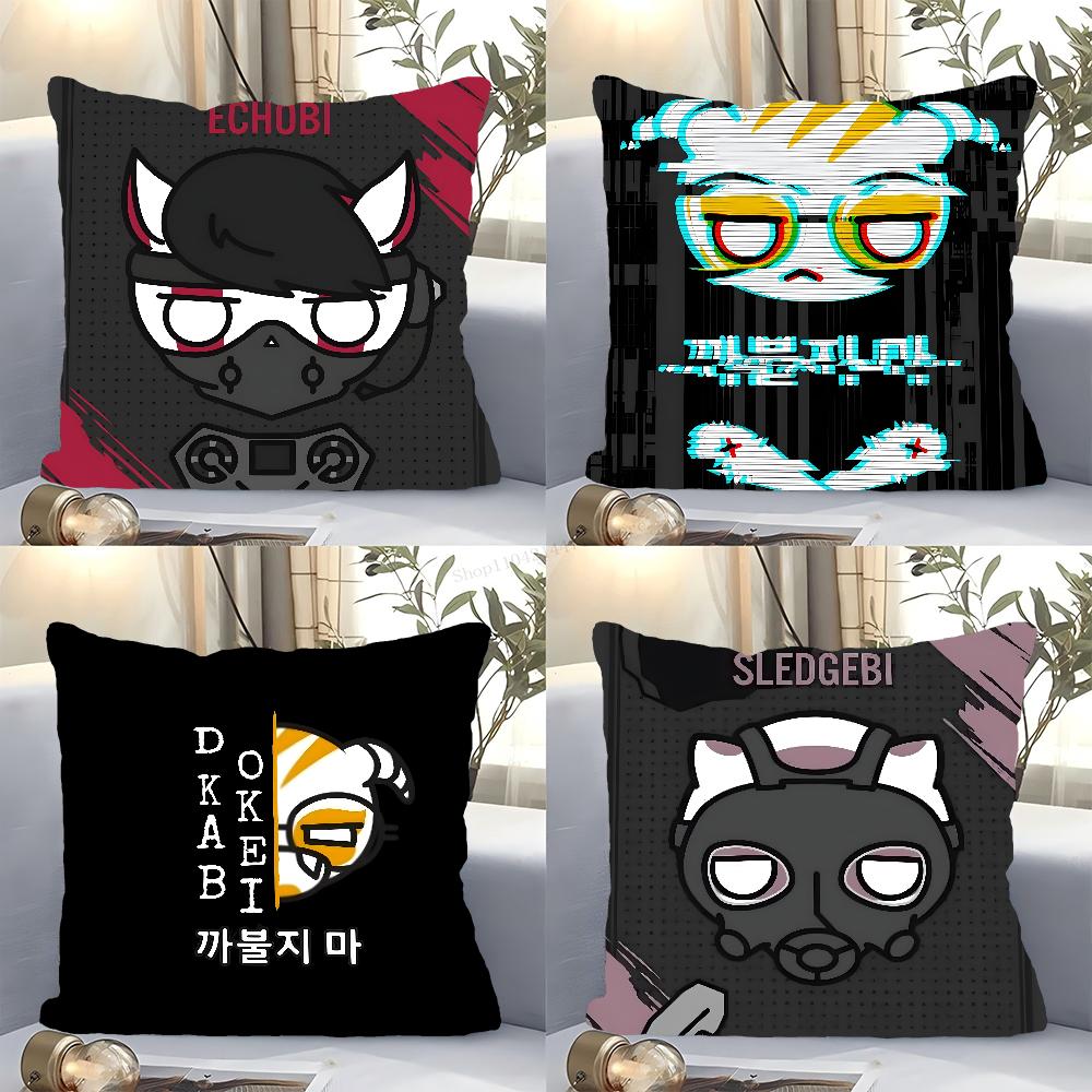 Игровой D-Dokkaebi Наволочка Квадратная Подушка Спальня Диван Отдых Комфорт Подушка Автомобиль Гостиная Домашний Декор 40X40