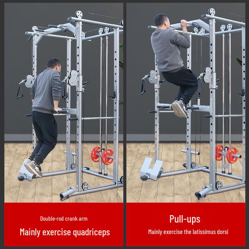 LISITUO Multi-Functional Smith Machine & Gym System