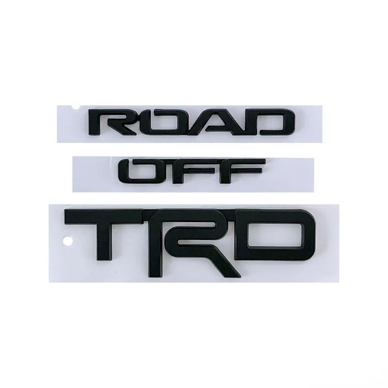 Car Stickers Auto Badge Emblem 4RUNNER TRD OFF ROAD Decals for Toyota Tundra Prado Corolla Highlander Venza Hiace Previa SEQUOIA GE6