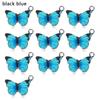 Bracelet Earrings Accessories Handmade Jewelry Animal Pendants Butterfly Charms Blue Enamel