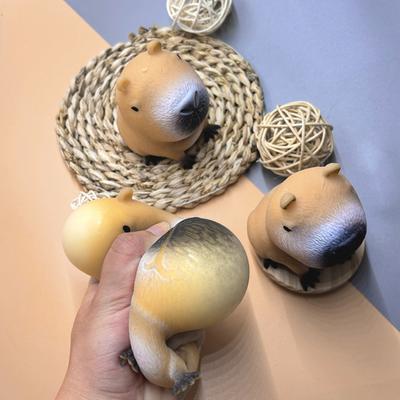 Игрушка Capybara Squeeze Toy Медленный отскок Мягкая TPR Снятие стресса Тревога Портативная