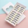 10 Pair Beauty Thick Natural False Eyelashes Makeup Tool Fake Lash Black