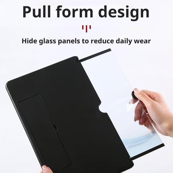 Mobile Phone Screen Magnifier 3D High-definition Magnifying Projector Screen Enlarger for Movies Videos Gaming Foldable Phone Stand
