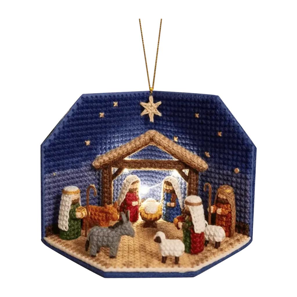 Плоская 2D подвеска, Подвеска на елку, Украшение для дома, Акриловая подвеска