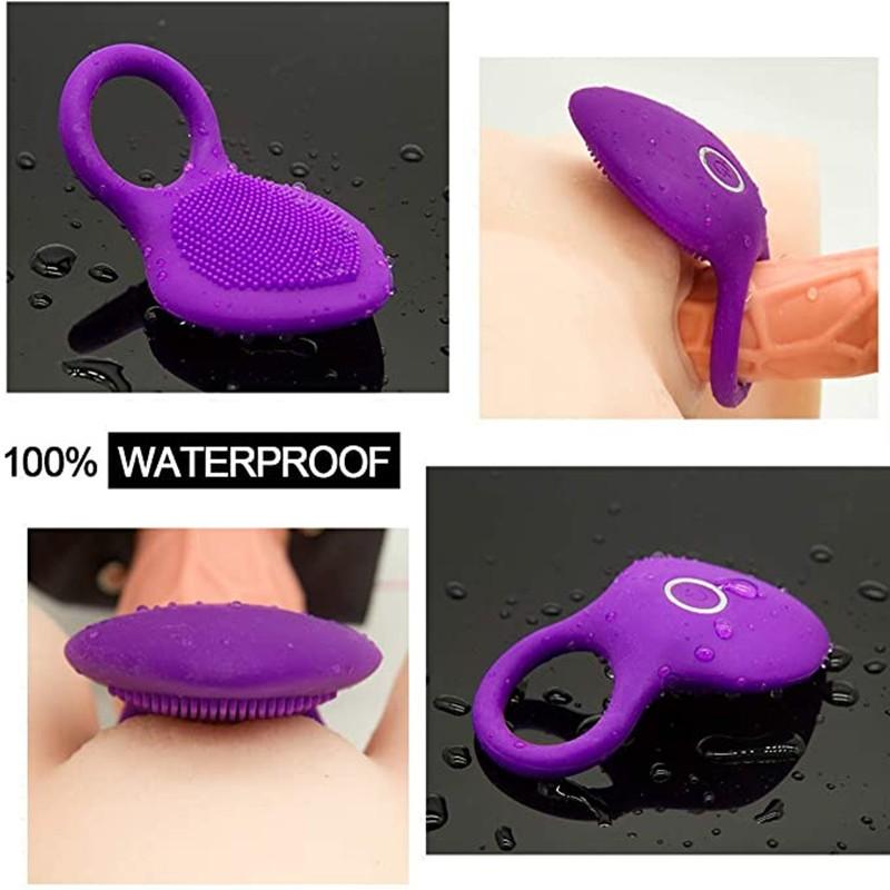 Couple Vibration Ring Premature Ejaculation Delay Device Clitoral Stimulator Massager Adult Sex Toys