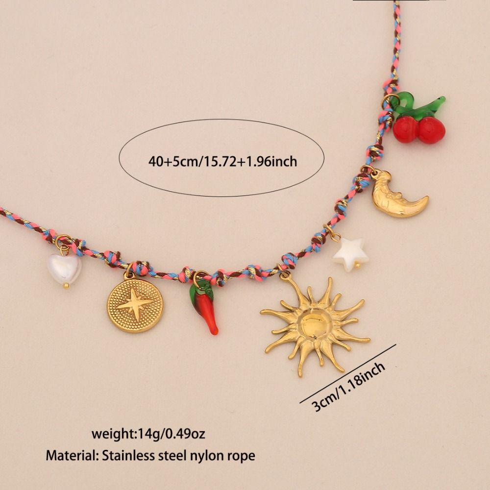 Богемское ожерелье со звездой Морская серия Ожерелье на ключицу Модное океаническое ожерелье Лето