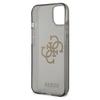Etui do iPhone 13 mini Guess Glitter 4G Big Logo Czarne