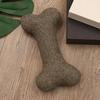 Игрушка для домашних животных в форме кости, мягкая, набитая хлопком, устойчивая к жеванию, с встроенным пищальником, эластичная, для собак