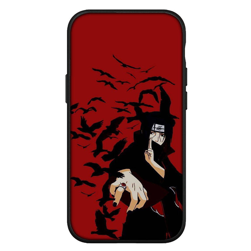 Для iPhone 16 15 Xiaomi Redmi Note 14 13 12 11 Pro Max 16e Samsung Galaxy S25 S24 S23 Moto OPPO Huawei Comics Наруто Итачи Учиха Акацуки чехол для телефона