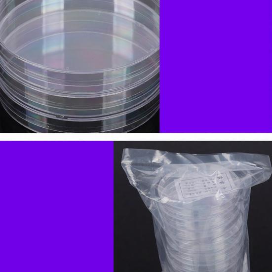 Petri Dishes 10 Pcs Sterilized Prepoured Agar Plates for Scientific Experiment Supplies Microbial Culture Laboratory Analysis School Science Projects