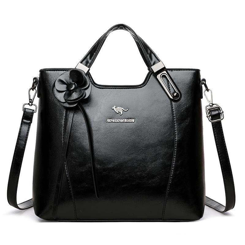 Винтажная женская сумка-тоут для поездок на работу, большая вместительная сумка через плечо