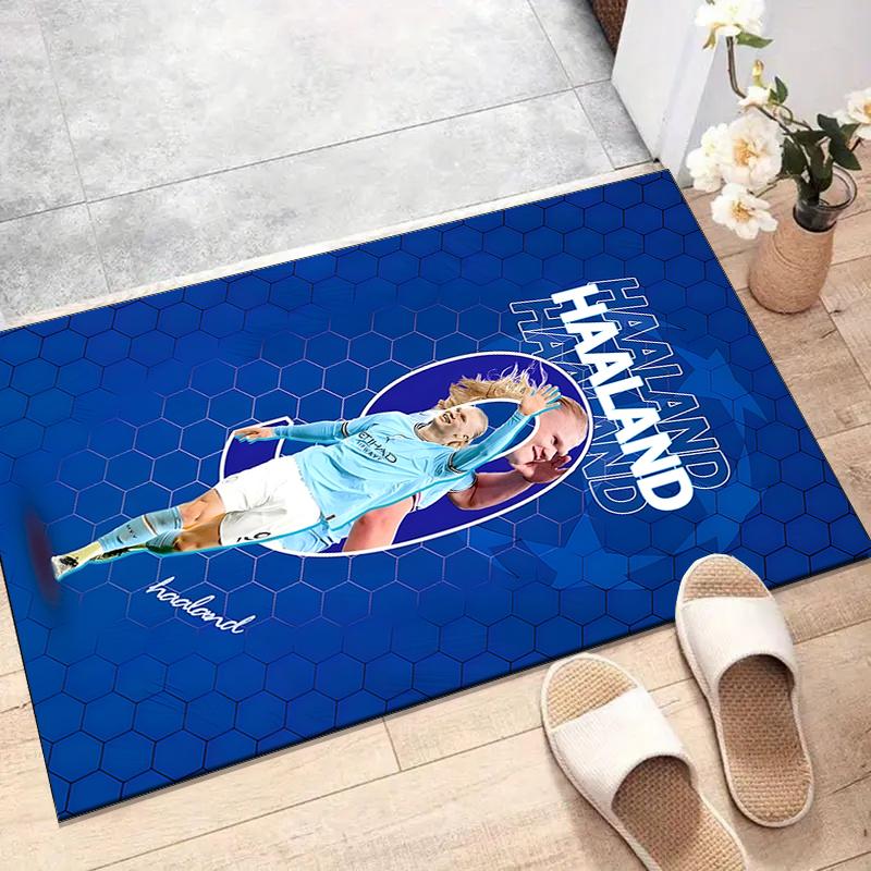 1pc Haaland12 Design Printed Area Rug Carpet for Bedroom Living Room Home Decor Rugs Mat Non Slip Mat Rug for Bedside