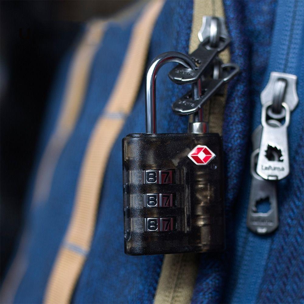 Прозрачный кодовый замок для таможни, противоугонный навесной замок для шкафа для путешествий