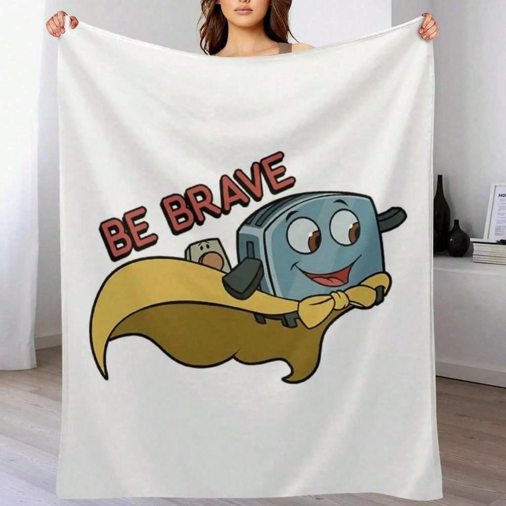 Brave Little Toaster T-ShirtBe Brave Little Toaster Throw Blanket Retros Nap Fashion Sofas Blankets