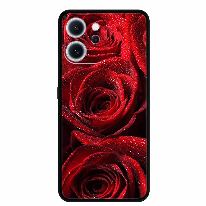Чехол Funda Для Oppo Reno15F Мягкий Бампер Силиконовый Эстетичная Задняя Крышка Для Oppo Reno 15F Защитный Ударопрочный Чехол Oppo Reno15F