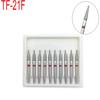 10pcs Dental Diamond Burs FG 1.6mm for High Speed Handpiece Turbine Dental Burs Hot Sale TF-21F