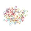 100Pcs Metal Crochet Stitch Markers Colorful Knitting Marker Rings  For Knitting Projects
