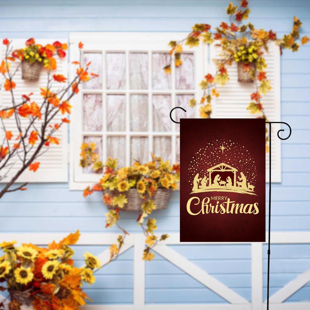 Флаг Фермерский двор Флаг Наружные баннеры и вывески Рождественские баннеры на День Благодарения Переднее крыльцо
