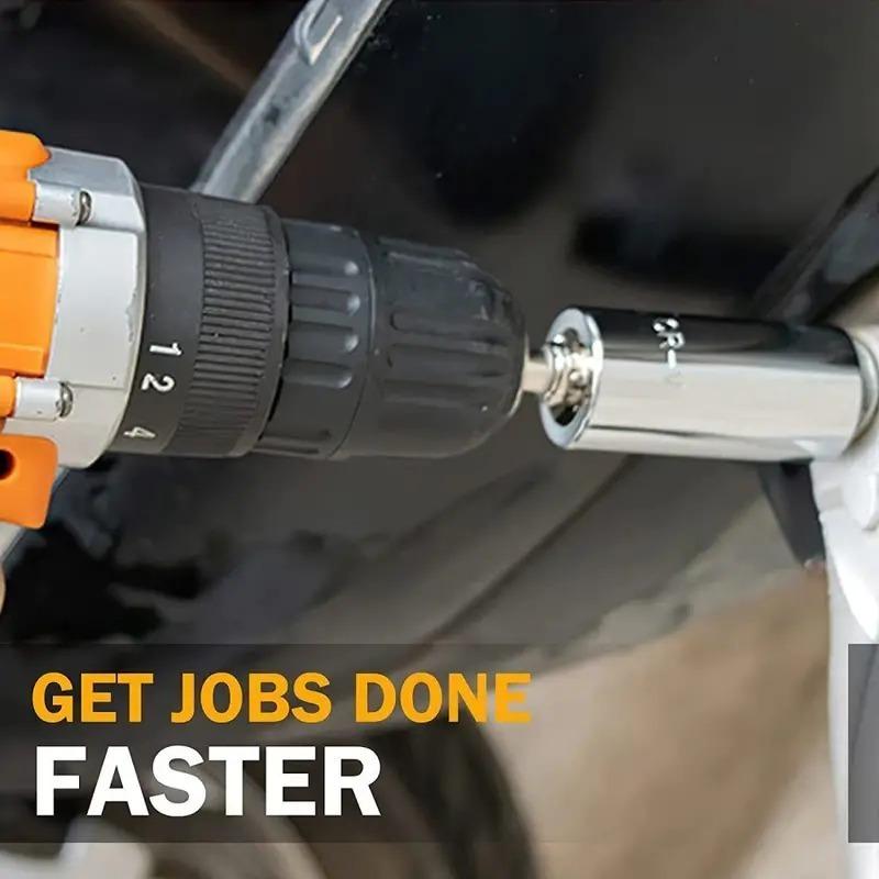 Универсальный торцевой ключ с храповым механизмом, угловой адаптер для дрели, удлинитель для шуруповерта, многофункциональный держатель для отвертки