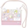 Sumikko Gurashi Pouch Pink CA46302 H115 X W145 X D20mm San-X Multi-Pocket