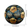 Ronaldo's Golden Legacy Size 5 Soccer Football Machine-Stitched Indoor/Outdoor Universal Football Unique Gift for Soccer Lovers