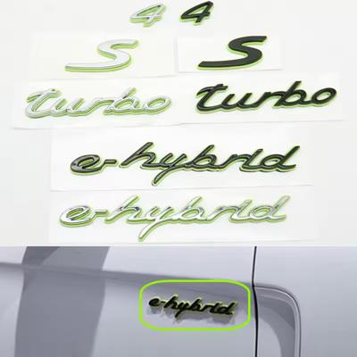 1 шт. новый 4 S Turbo e hybrid ABS Боковое крыло автомобиля Задняя крышка багажника Эмблема Значок наклейка Аксессуары