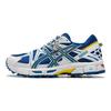 Asics Gel-Kahana 8 Удобные дышащие поддерживающие легкие повседневные туфли с низким верхом унисекс повседневные туфли сине-белого цвета 1013A137-400