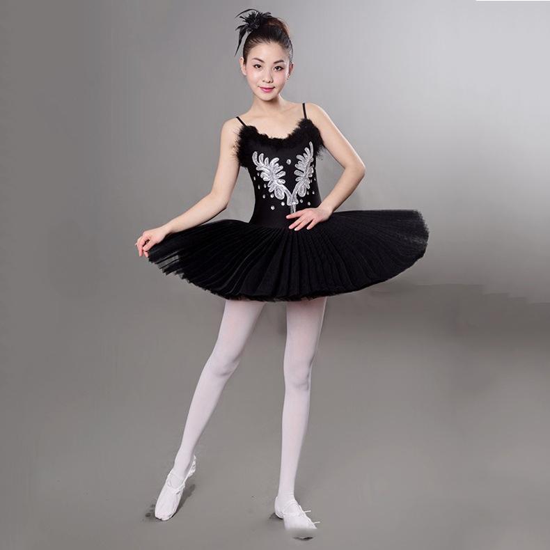 Балетная юбка для взрослых на подтяжках, танцевальная юбка из марли, пачка, костюм маленького лебедя