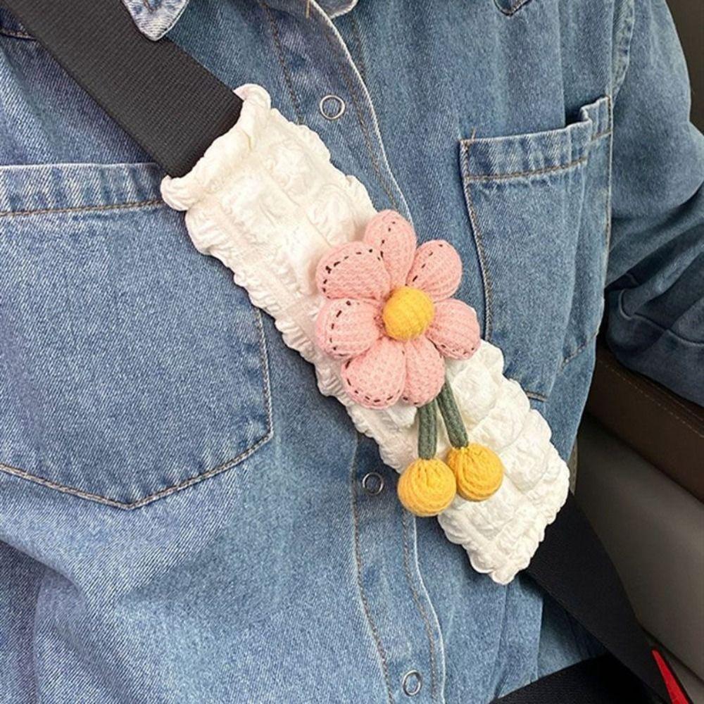 Decoration Car Seat Belt Cover Delicacy Seatbelt Shoulder Pads Car Accessories