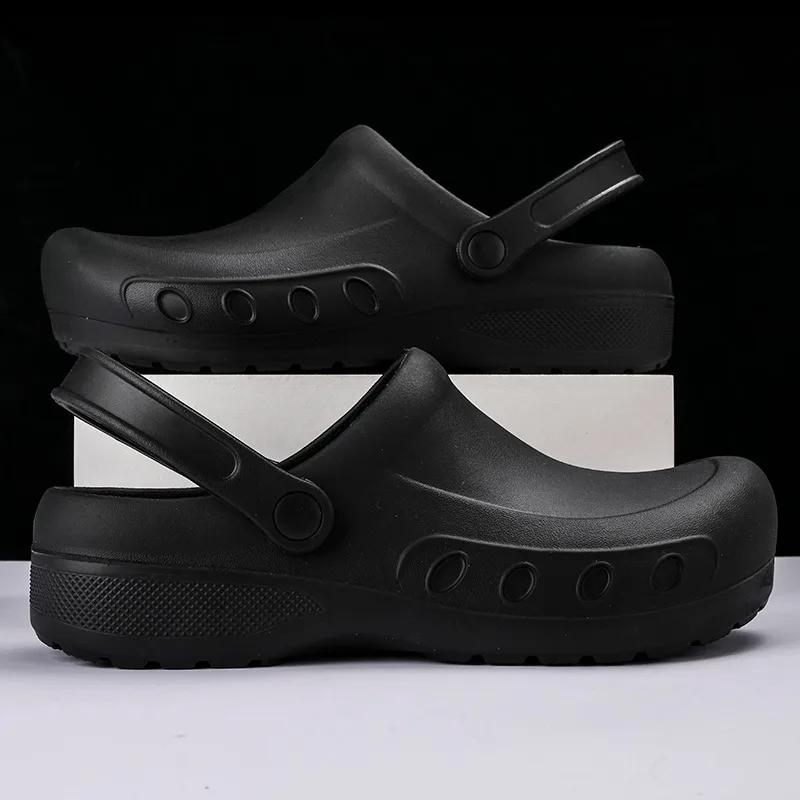 Высококачественная обувь для мужчин, закрытые мужские сандалии, новые легкие повседневные сандалии, мужские уличные сандалии на плоской подошве с платформой, мужские тапочки