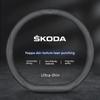 Car Sticker Suitable For Skoda Car Breathable Steering Wheel Cover Citigo Fabia Kamiq Kodiaq VIRS Superb Steering Wheel Cover Ac BB111