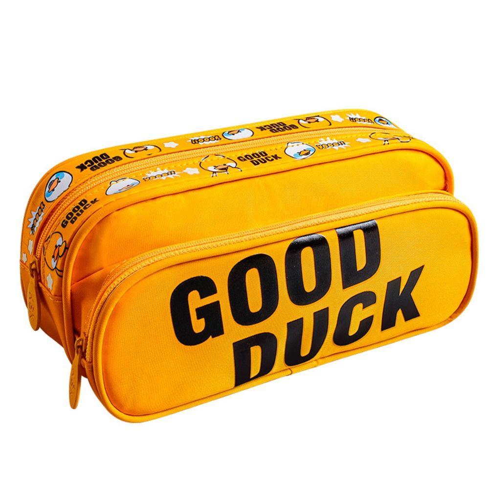 Многофункциональный пенал для хранения ручек большой емкости для студентов, двухслойная сумка для ручек, пенал