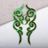1 Pair Clothing Material Iron On DIY Appliques Embroidery Trims Fabric Patches Sequined