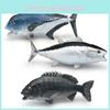 Animal Marine Tuna Salmon Resin Model Toy For Kids Display Decoration Gifts