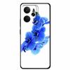 Чехол для телефона Realme GT 7T Чехол Цветы Мягкий Черный Силиконовый Задняя крышка Для Realme 14 5G 15 Pro GT7 Чехол Ударопрочный Coque Fundas