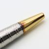 Used PARKER Ballpoint pen SONNET FRANCE P.III metal Silver gold Rotary type