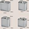Large-capacity Coffee Bean Storage Box Square Storage Iron Can New Coffee Sealed Cans