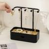 Jewelry   Double Layer Jewelry Drawer Storage Display Rack for Necklaces Bracelet Ear
